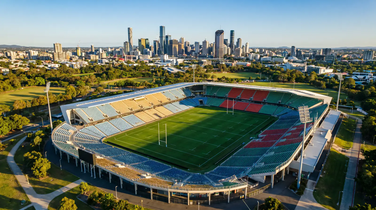 Australian rugby stadium prepared for a Rugby World Cup 2027 host city fixture
