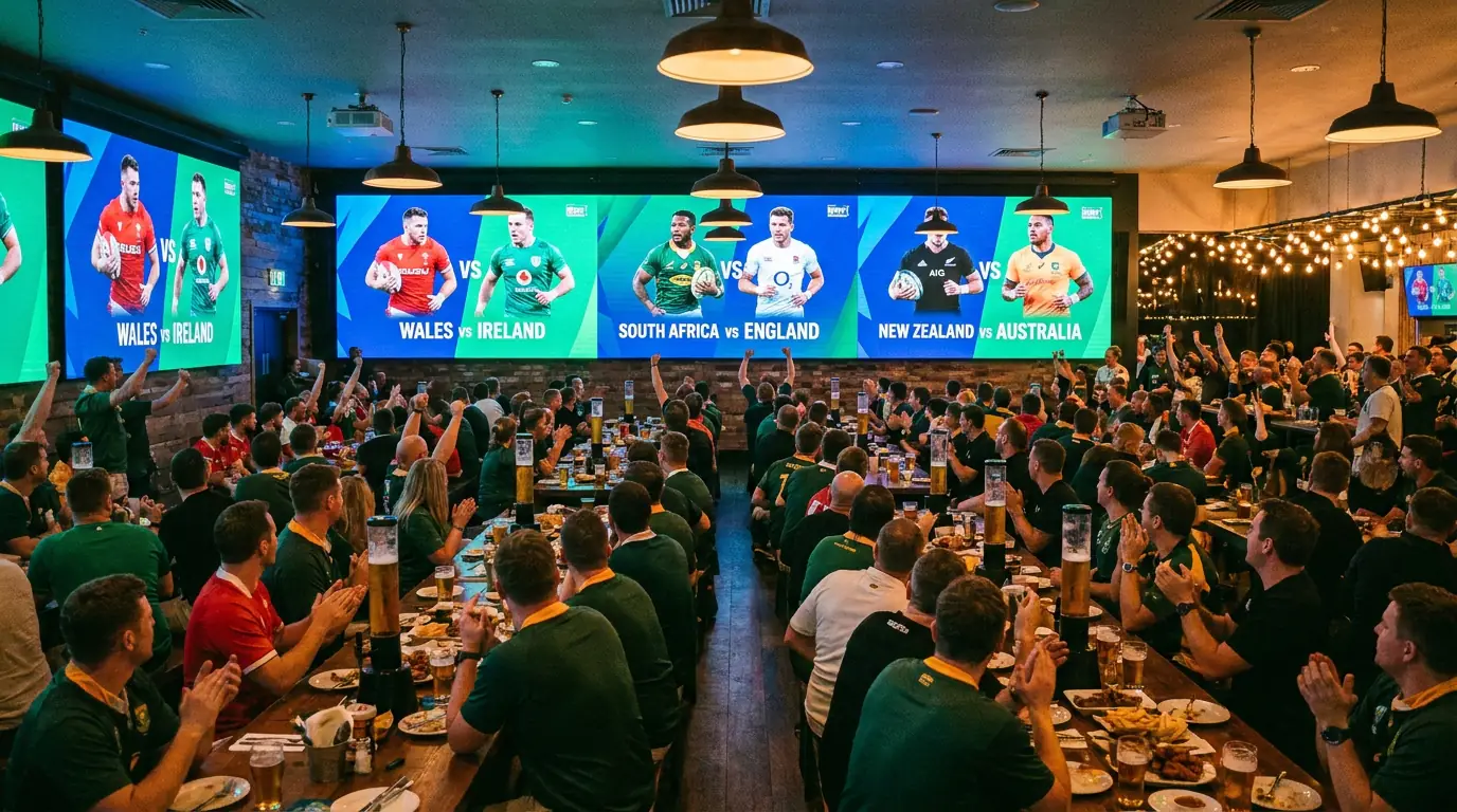 Live proposition betting options during a Rugby World Cup match event