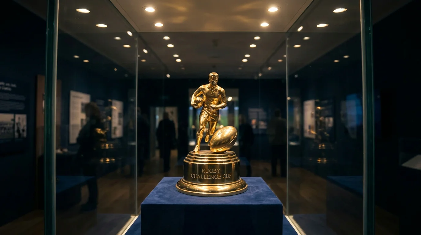 Webb Ellis Cup trophy representing the rugby world cup outright futures betting market
