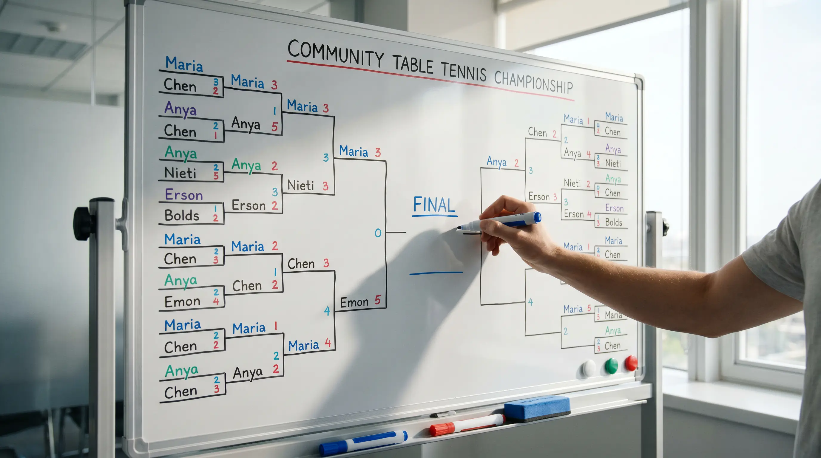 RWC 2027 expanded knockout bracket showing the path from pool stage to final
