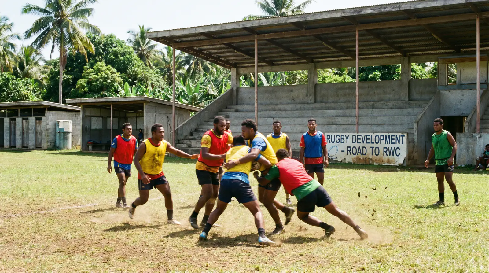 Emerging rugby nations training ahead of their first Rugby World Cup qualification